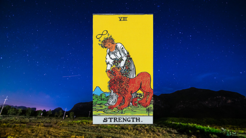 Significado de la carta La fuerza en el Tarot de Marsella